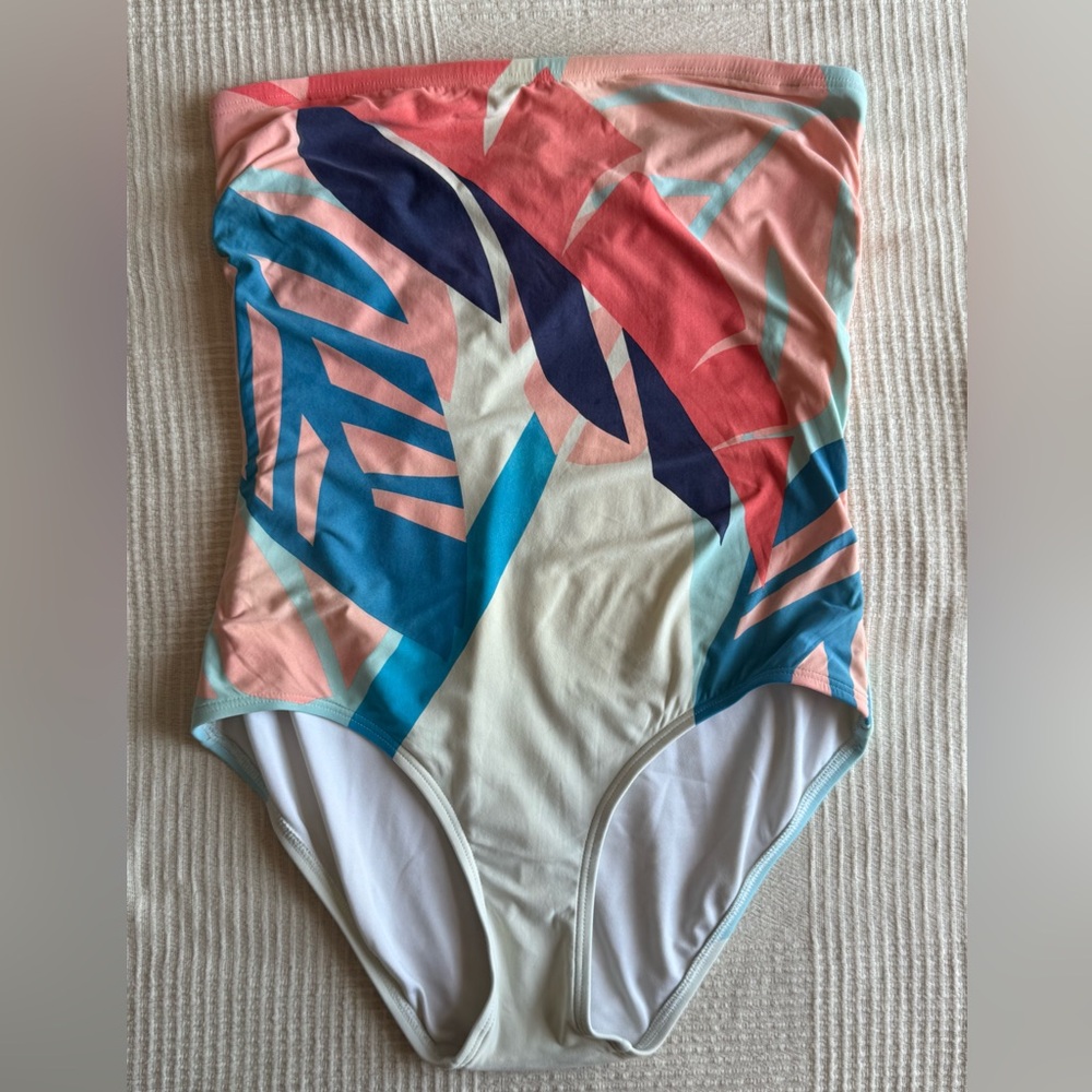 Vince Camuto Strapless One-piece Swimsuit, Sz 12